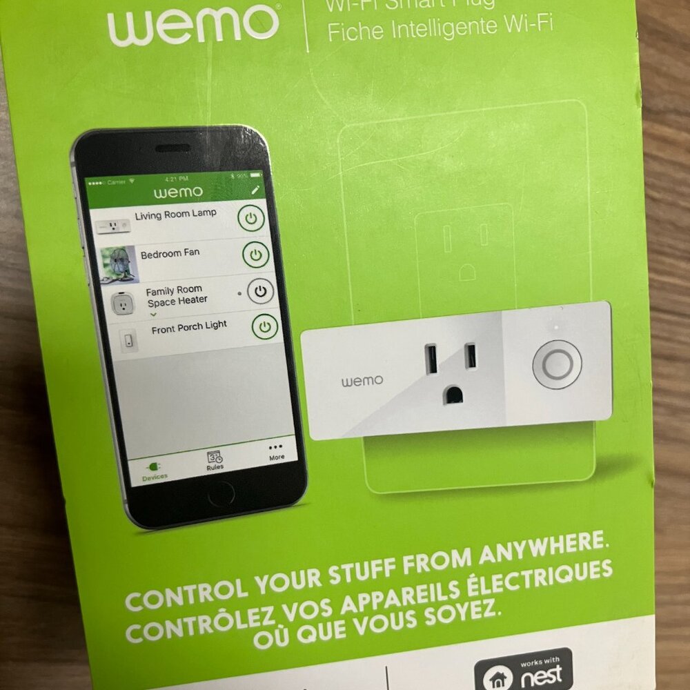 Wemo Mini Smart Plug, WiFi Enabled. SEALED & UNOPENED